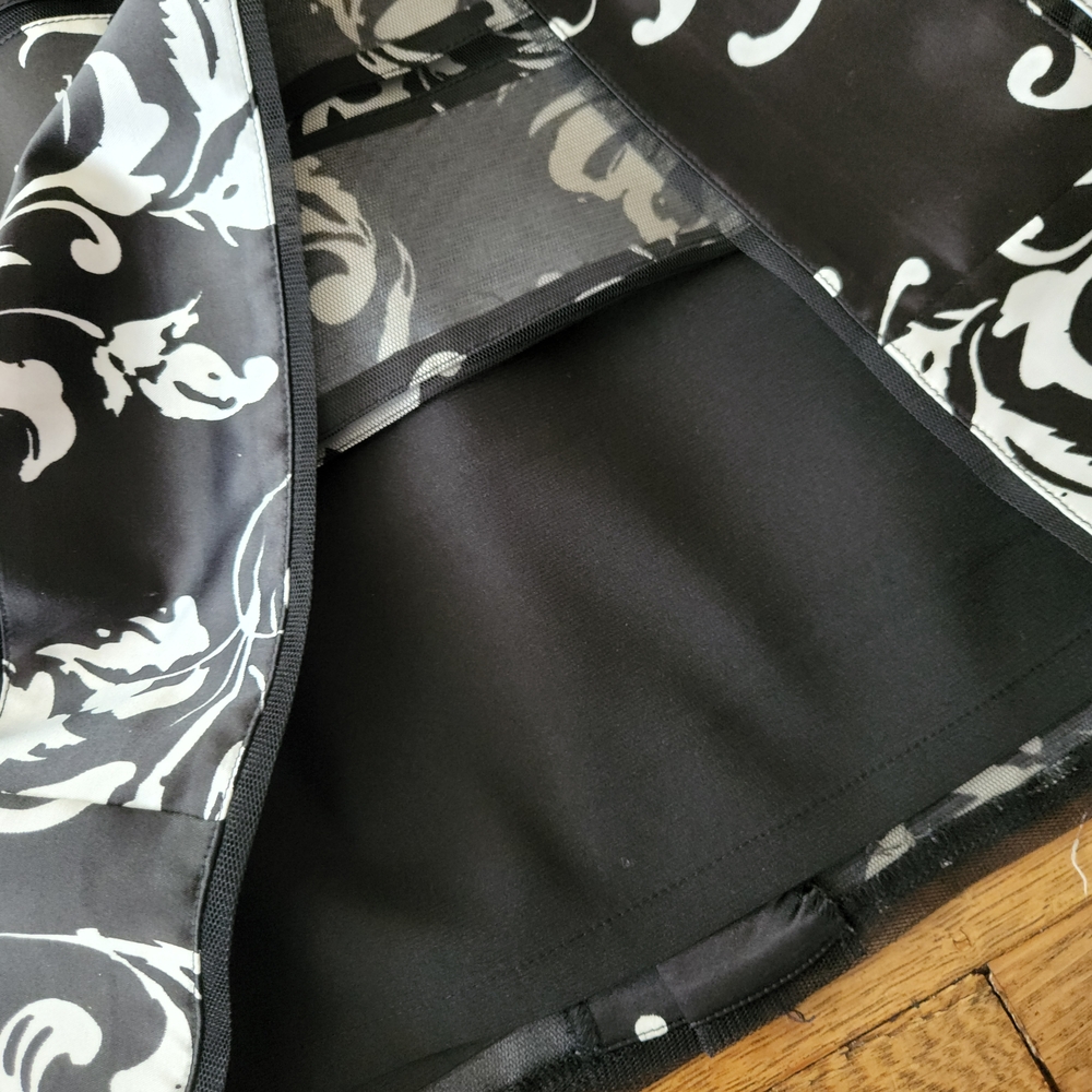White House Black Market Strapless Black and White Dress Size 4 NWT - Picture 8 of 16
